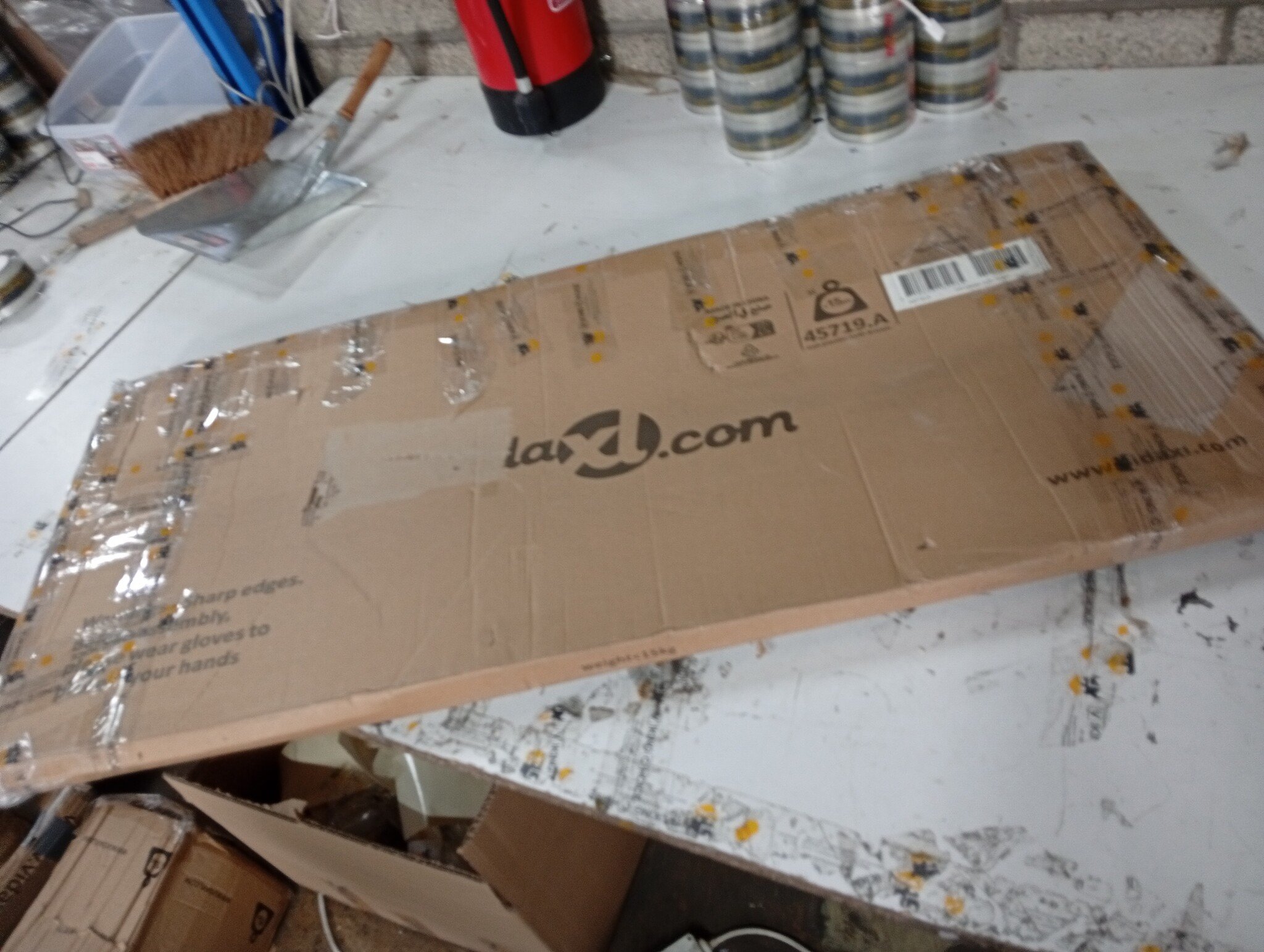 vidaXL Plantenbak verhoogd 100x40x77 cm gegalvaniseerd staal bruin