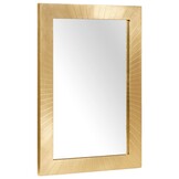 VidaXL Badkamer Spiegel Wandmontage - Zwart/Goud (50x70cm) - 55% Korting!