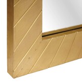 VidaXL Badkamer Spiegel Wandmontage - Zwart/Goud (50x70cm) - 55% Korting!