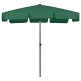 vidaXL Strandparasol 200x125 cm groen
