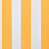 vidaXL Luifeldoek Canvas Oranje/Wit 350x250 cm - 40% Korting