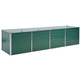 vidaXL Verhoogde Plantenbak - Groen Staal - 320x80x77cm - 67% Korting!