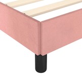 vidaXL Roze Fluweel Bedframe (90x190cm) - Nu 40% Korting!