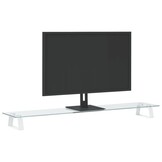 vidaXL Monitorstandaard Wit (100x20x8 cm) | 61% Korting