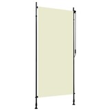 vidaXL Rolgordijn Buiten Crème (100x270 cm) - 76% Korting!