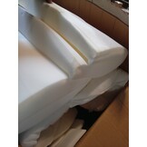 vidaXL Tweezitsbank 120 cm Stof Donkergrijs | Nu met 55% Korting!