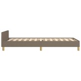 vidaXL Taupe Bedframe met Hoofdeinde - 80x200 cm - 40% Korting!