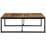 vidaXL Salontafel 100x100x35 cm | Massief Mangohout | -40%