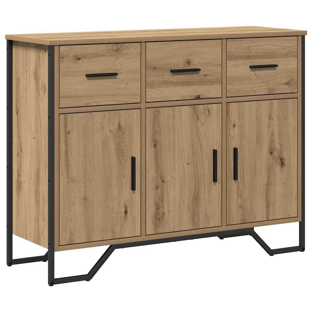 VidaXL Dressoir Artisanaal Eiken 97x32.5x74.5 cm - 40% Korting!