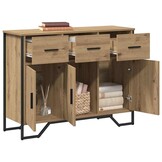 VidaXL Dressoir Artisanaal Eiken 97x32.5x74.5 cm - 40% Korting!