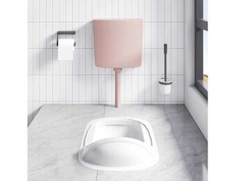 vidaXL Toiletstortbak Zalmpk. 3/6L - 65% Korting