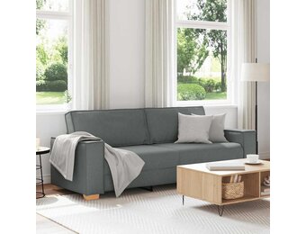 vidaXL 3-zitsbank Donkergrijs (40% Korting!) - 180 cm Breed