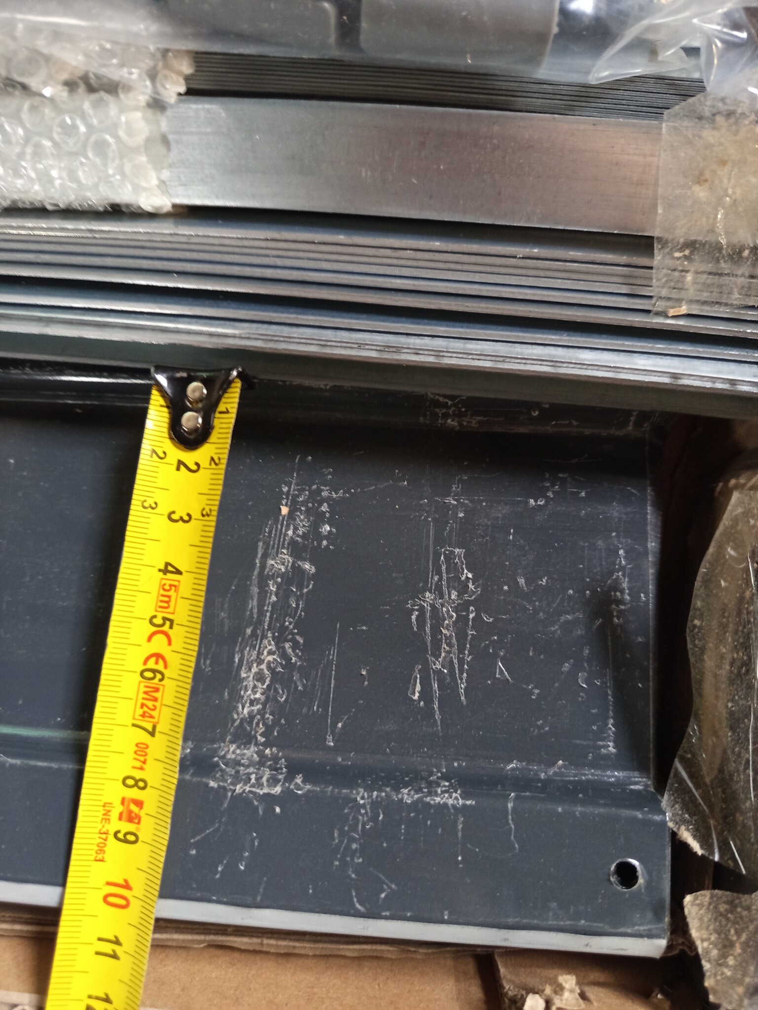 vidaXL Verhoogde Plantenbak 480x80x77cm Antraciet Staal - 64% Korting!