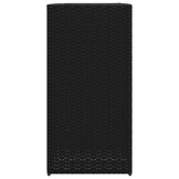 vidaXL Plantenbak Poly Rattan Zwart 40x40x80 cm - 64% Korting!