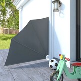 vidaXL Balkonscherm Inklapbaar Grijs 140x140 cm - 46% Korting!