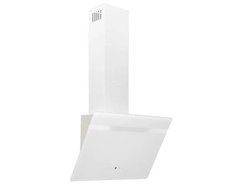 vidaXL Wandafzuigkap 60 cm (Wit/Glas) - 40% Korting!