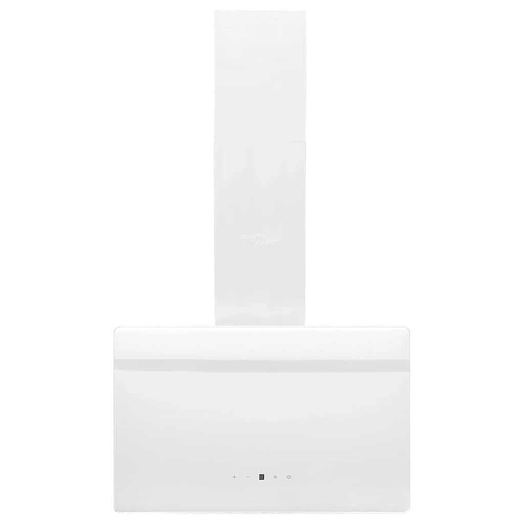 vidaXL Wandafzuigkap 60 cm (Wit/Glas) - 40% Korting!