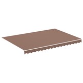 vidaXL Luifel Vervangingsdoek Bruin (3.5x2.5m) - 60% Korting!