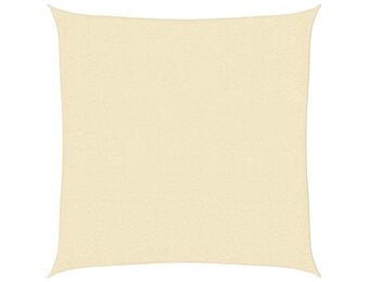 vidaXL Zonnezeil 3x3m HDPE Crème - 65% Korting