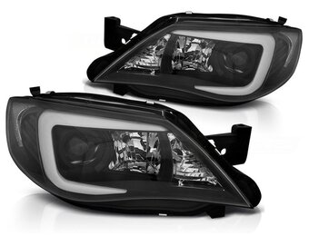 Koplampen Xenon SUBARU IMPREZA III GH 07-12 TUBE ZWART HID