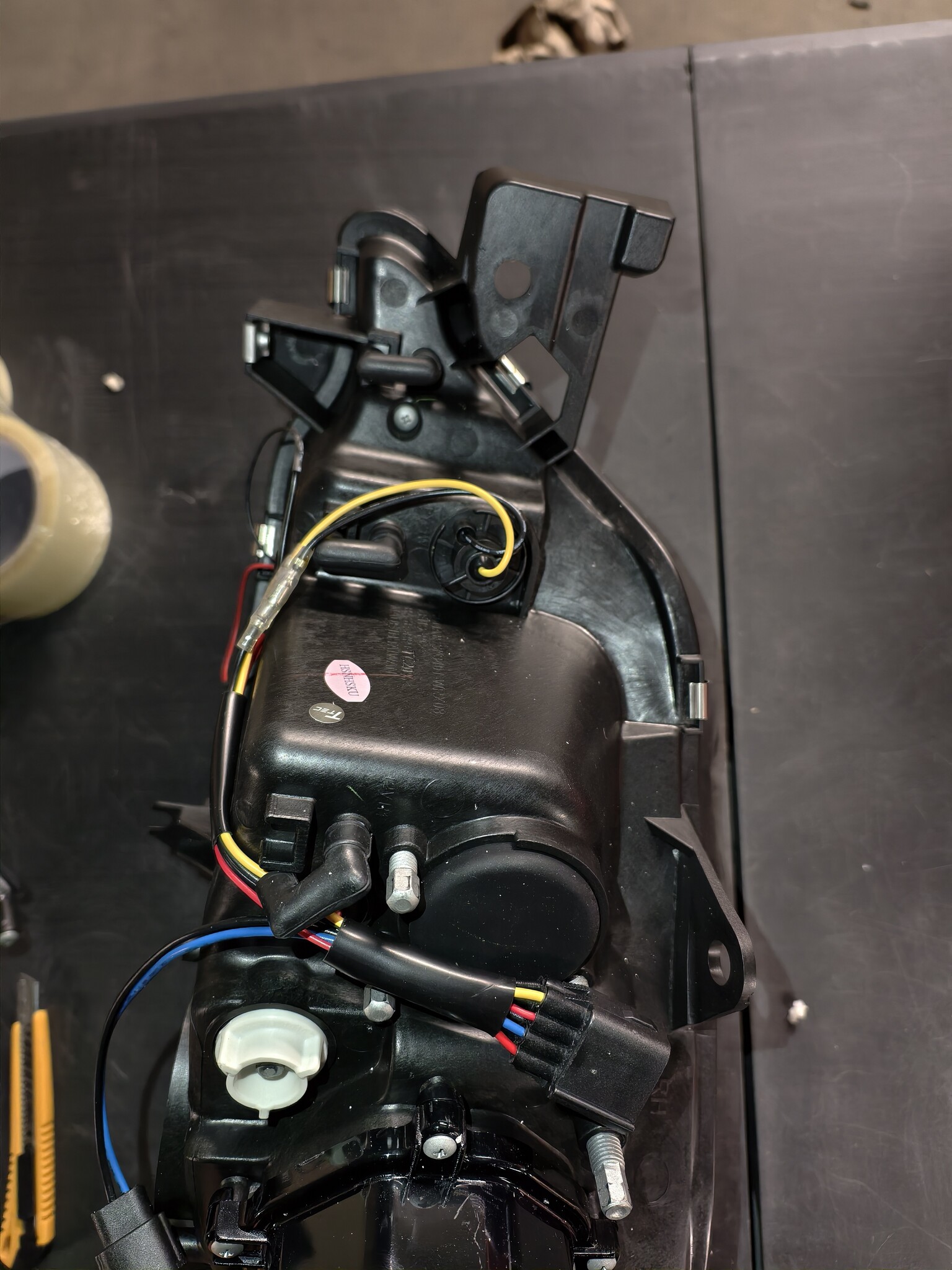 Koplampen Xenon SUBARU IMPREZA III GH 07-12 TUBE ZWART HID