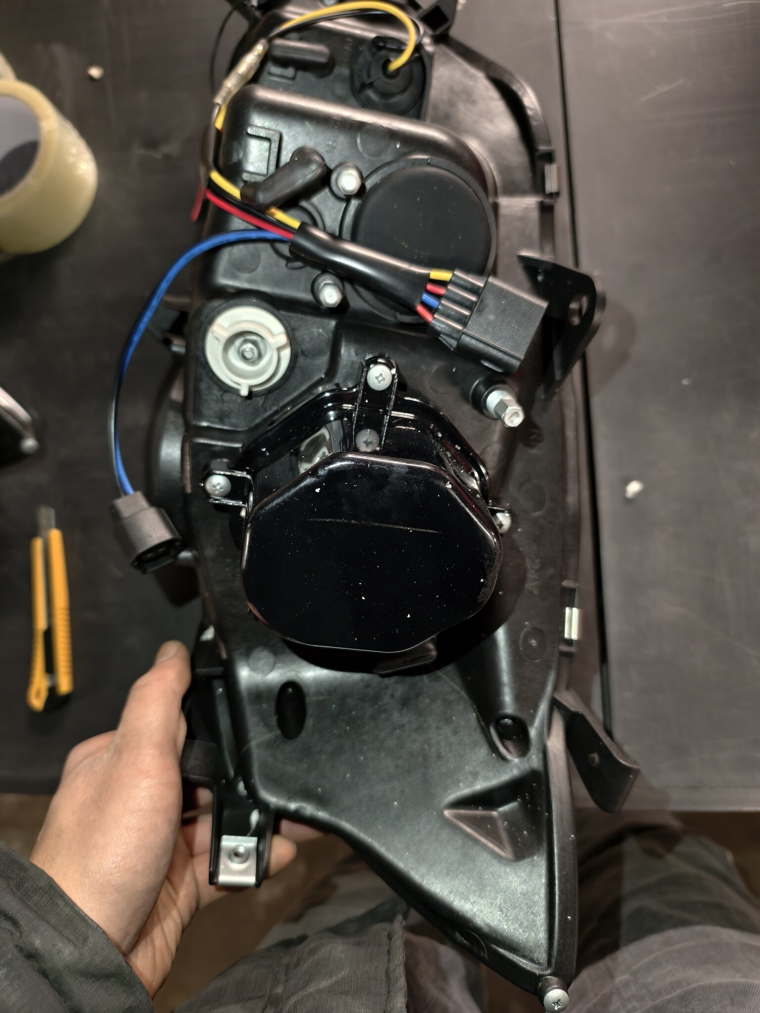 Koplampen Xenon SUBARU IMPREZA III GH 07-12 TUBE ZWART HID