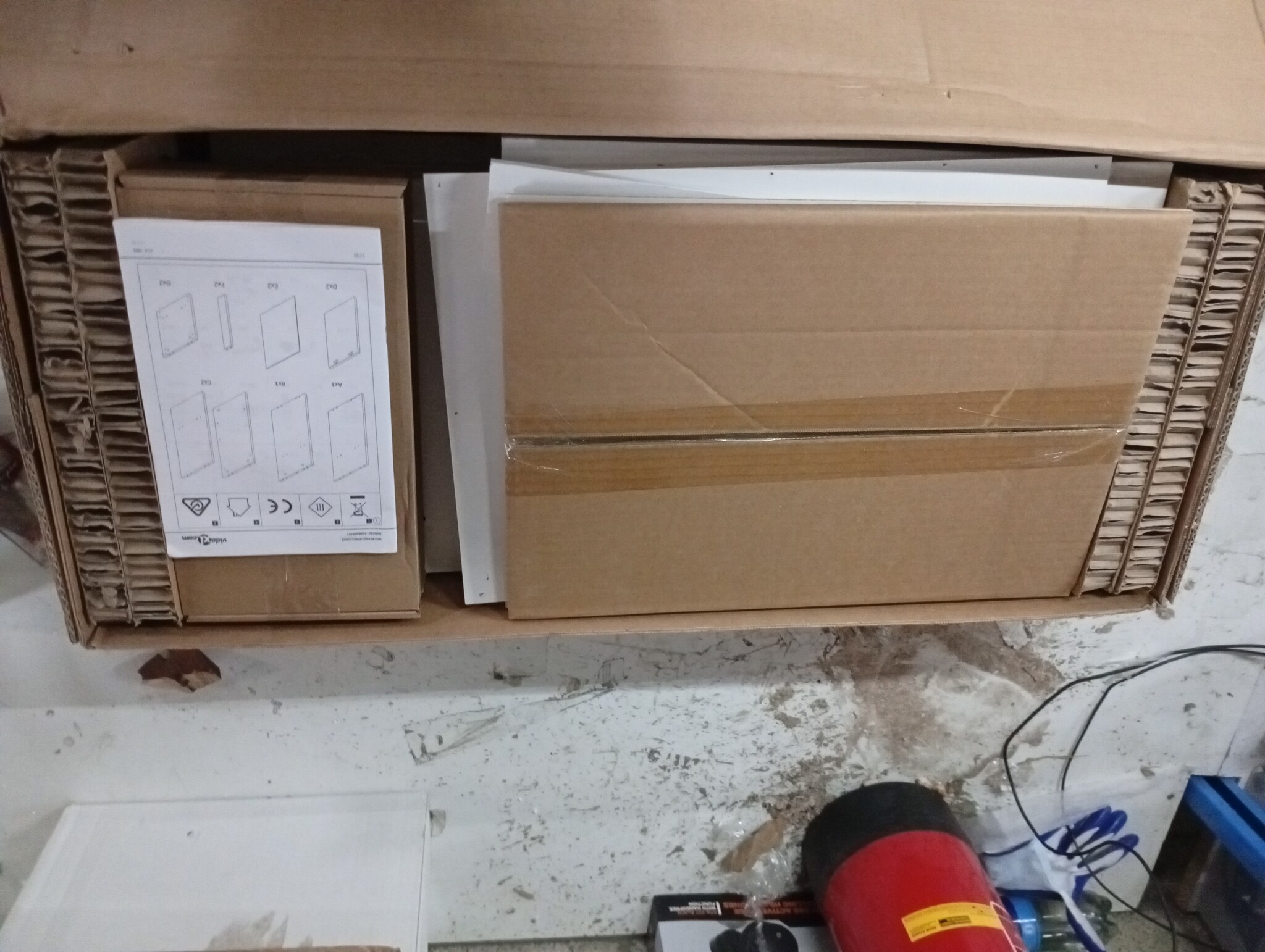 vidaXL TV-meubel met LED - 120cm Wit - 64% Korting!