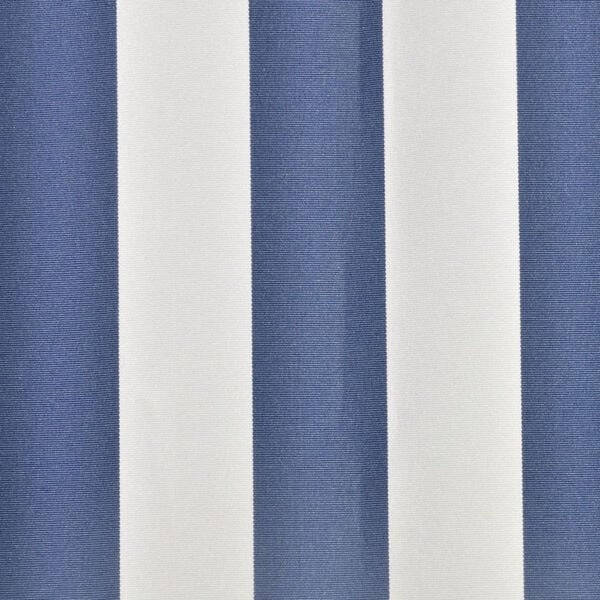 vidaXL Luifeldoek 500x300 cm Canvas Blauw/Wit - 65% Korting!