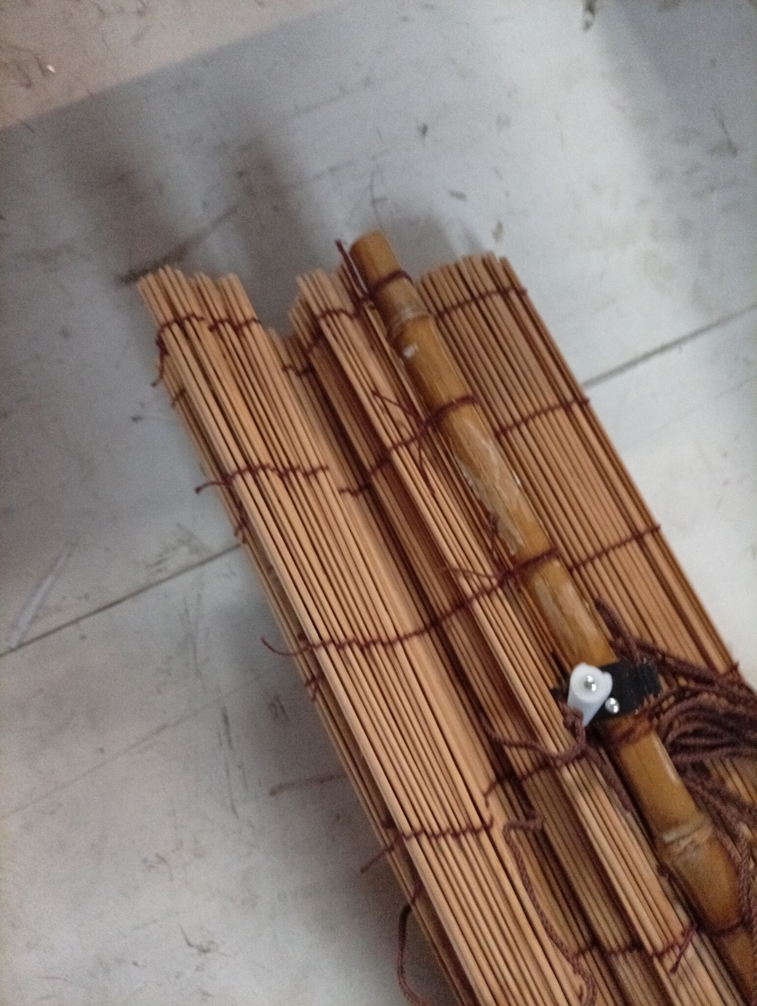 vidaXL Bamboe Rolgordijn 120x220 cm Bruin - 64% Korting!