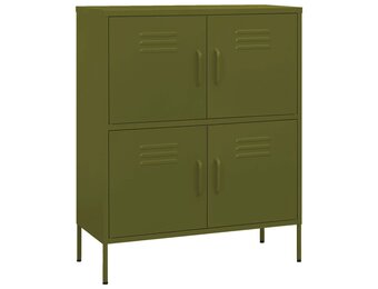 vidaXL Opbergkast Olijfgroen - 35% Korting