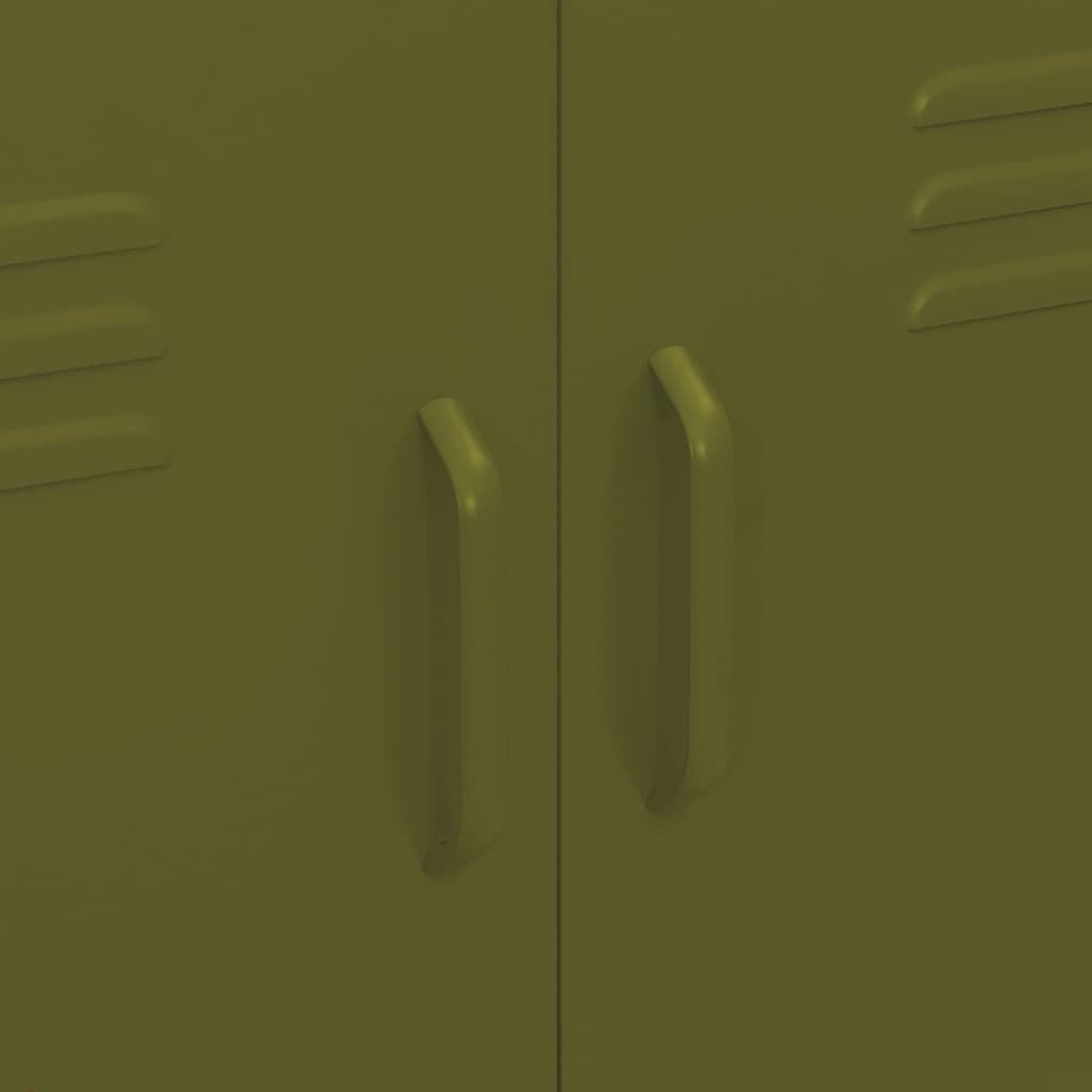 vidaXL Opbergkast Olijfgroen - 35% Korting