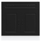 vidaXL Keukenonderkast Kalmar Zwart - 55% Korting!