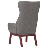 vidaXL Relaxstoel stof lichtgrijs - Nu 60% korting!