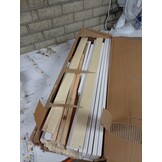 vidaXL Bedframe Grenenhout Wit 90x200 cm | 55% Korting