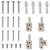 vidaXL Hordeur met scharnieren 120x240 cm wit | 56% Korting