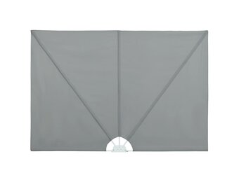 vidaXL Terrasscherm Inklapbaar 300x200cm Grijs - 73% Korting!