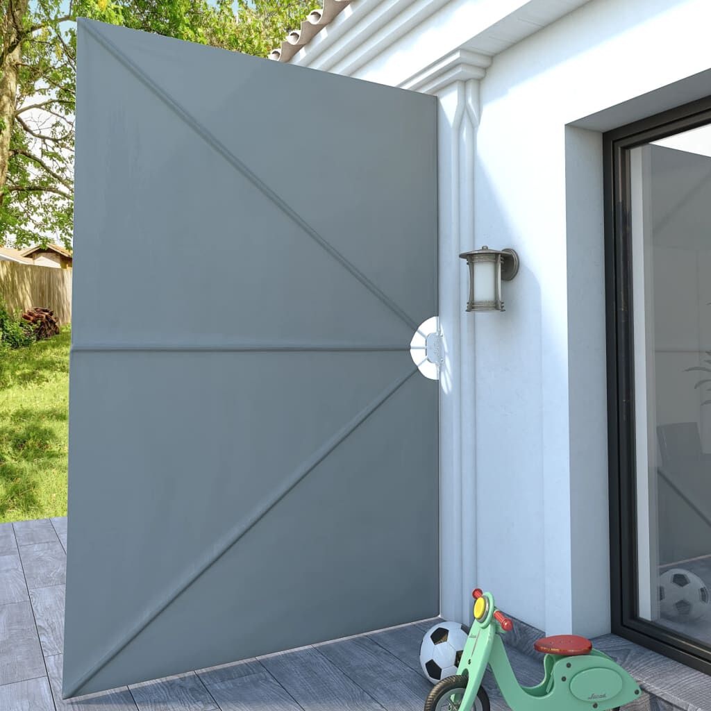 vidaXL Terrasscherm Inklapbaar 300x200cm Grijs - 73% Korting!