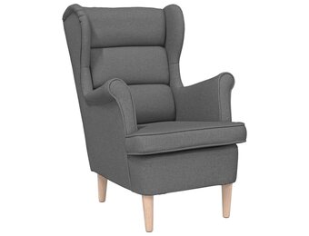 vidaXL Fauteuil Stof Donkergrijs - 40% Korting!