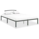 vidaXL Bedframe Metaal Grijs 120x200 cm - 40% Korting