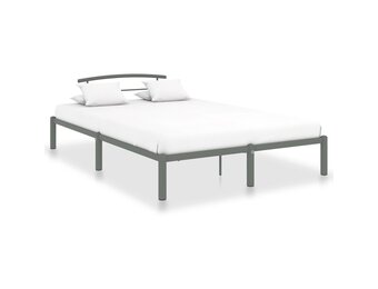 vidaXL Bedframe Metaal Grijs 120x200 cm - 40% Korting
