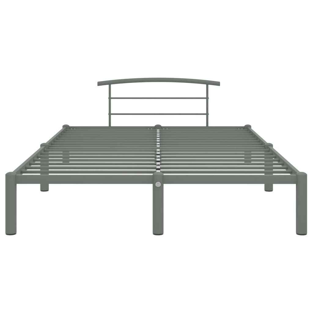 vidaXL Bedframe Metaal Grijs 120x200 cm - 40% Korting