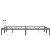 vidaXL Bedframe Metaal Grijs 120x200 cm - 40% Korting