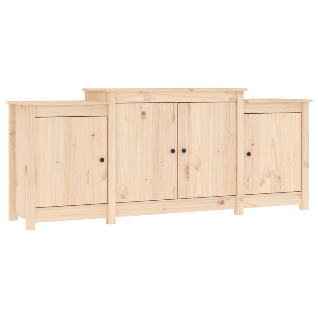vidaXL Dressoir Grenenhout 164x37x68 cm - 40% Korting!