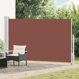 vidaXL Uittrekbaar Tuinscherm 180x300cm Bruin - 40% Korting!