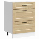 vidaXL Keukenonderkast Porto Sonoma Eiken - 40% Korting