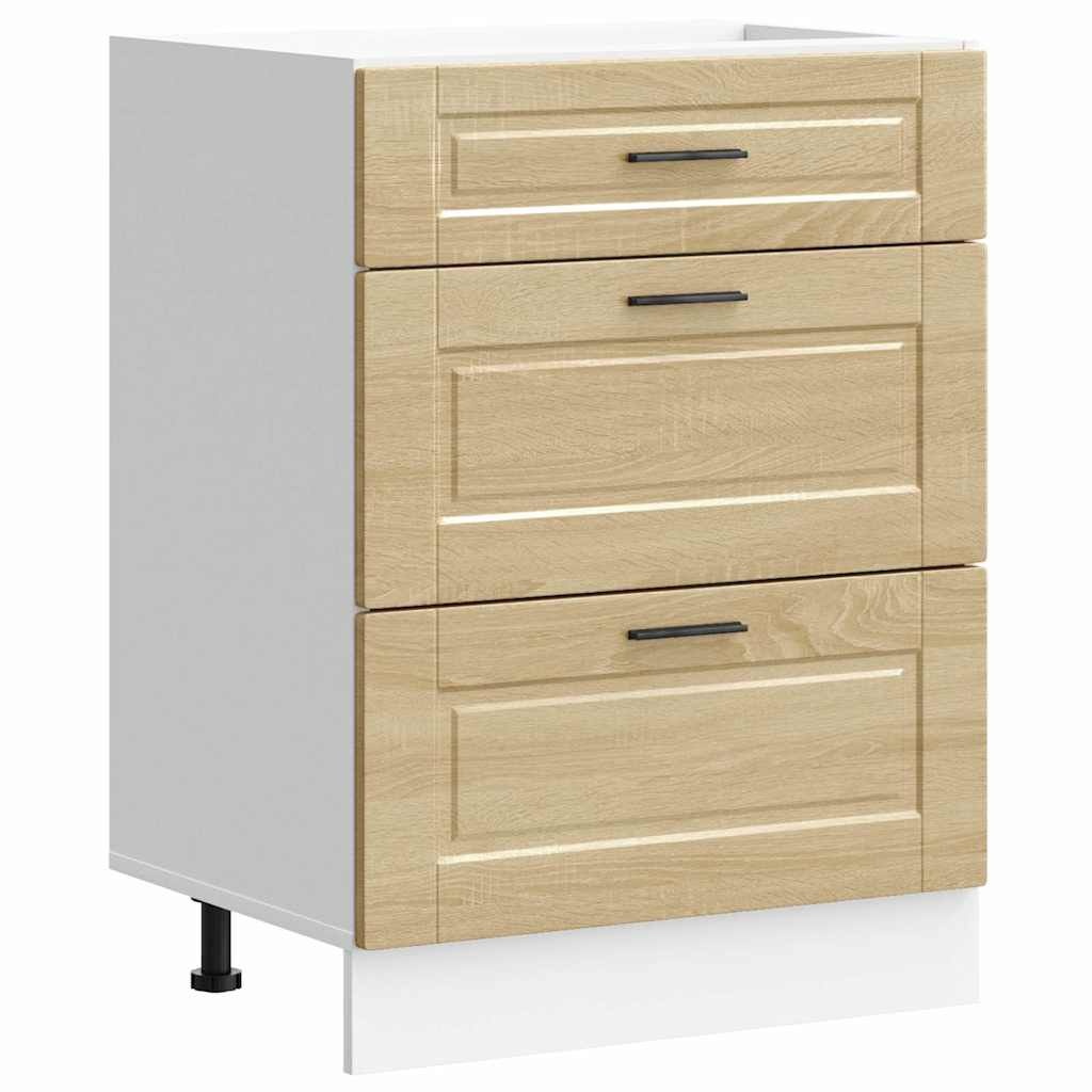 vidaXL Keukenonderkast Porto Sonoma Eiken - 40% Korting