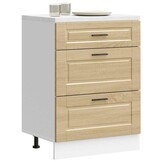 vidaXL Keukenonderkast Porto Sonoma Eiken - 40% Korting