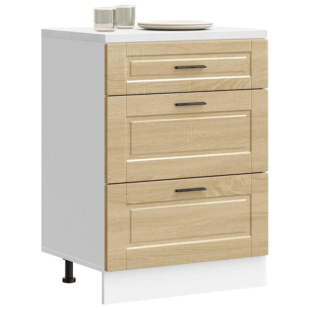 vidaXL Keukenonderkast Porto Sonoma Eiken - 40% Korting