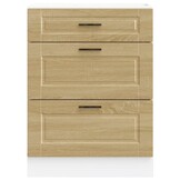 vidaXL Keukenonderkast Porto Sonoma Eiken - 40% Korting