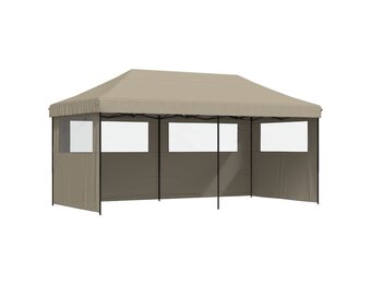 vidaXL Pop-up Partytent - Taupe (40% Korting)